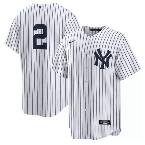 Nike Other - Nike Authentic New York Yankees Derek Jeter #2 MLB Baseball Jersey Men’s Sz L